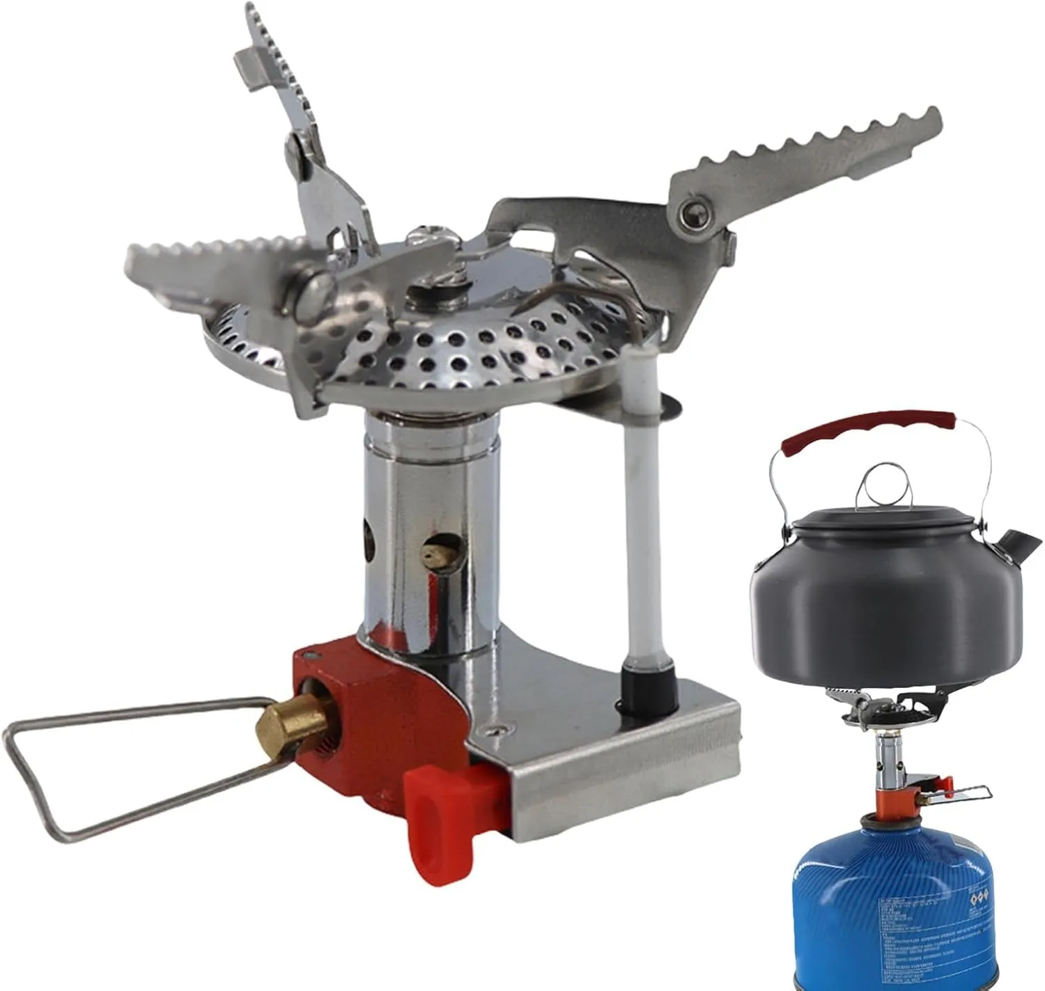 - Camping Stove, Portable Camping Stove | Compact Hiking Stove, Adjustable Flame Control, Camping Burner, Outdoor Backpacking, Travel, Swimming, Burner for Small Groups