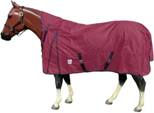 1200 Denier Adjustable High Neck Midweight Horse Blanket - 75 lbs, Black, Winter