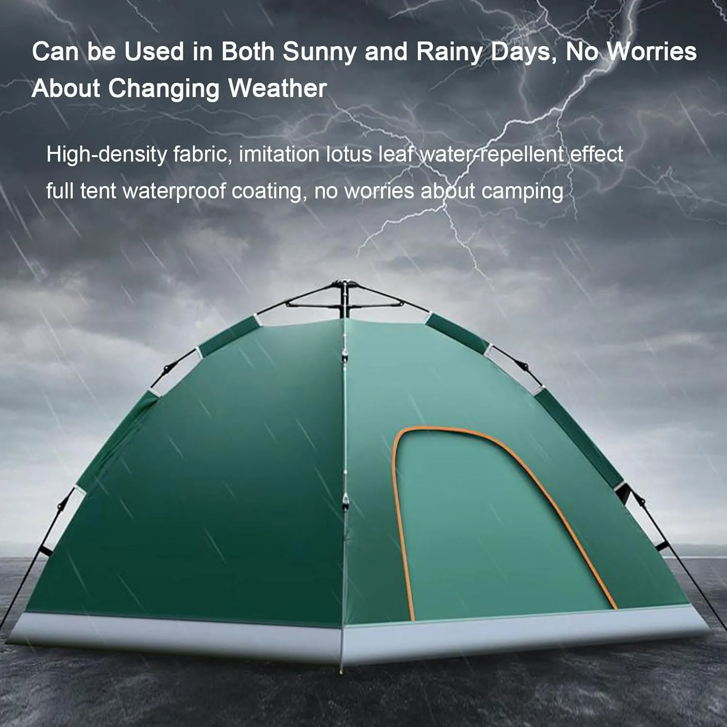 1/2/3/4 Person Camping Tent, Instant Easy Pop Up Tents Camping Portable Windproof Dome Tent Easy to Set Up with Carry Bag for Outdoor Hiking Camping Beach Garden Picnic