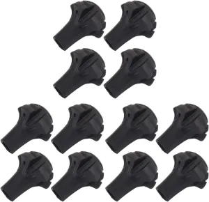 12pcs Foot for Trekking Poles Non- Thickened Crutch Pads for Enhanced Stability and Safety Any