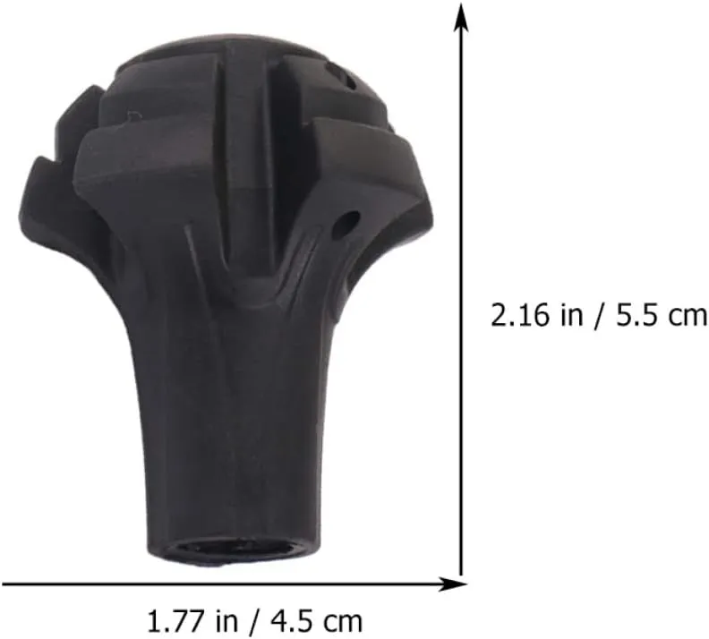 12pcs Foot for Trekking Poles Non- Thickened Crutch Pads for Enhanced Stability and Safety Any