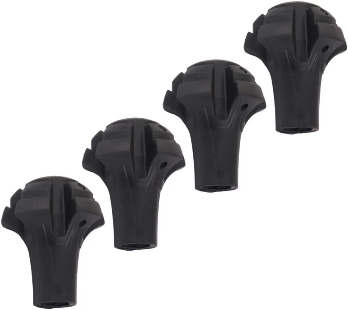 12pcs Foot for Trekking Poles Non- Thickened Crutch Pads for Enhanced Stability and Safety Any