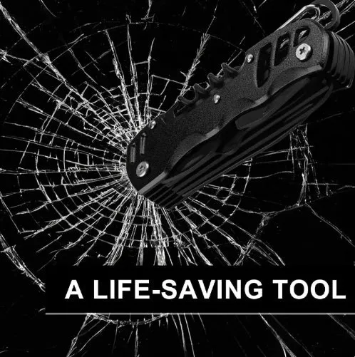 14-in-1 Multi-tool Folding Knife Swiss Army Portable Stainless Steel Pocket Knifes Outdoor Camping Emergency Combination Tool