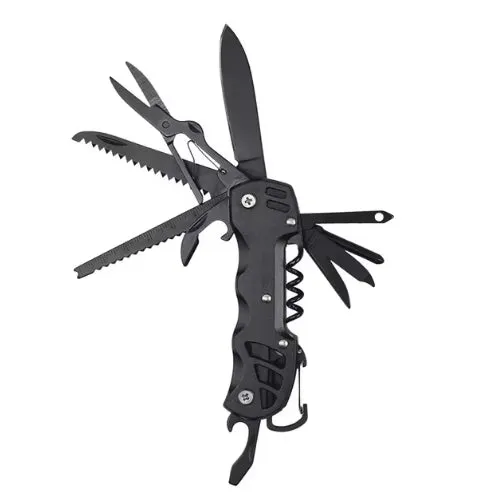14-in-1 Multi-tool Folding Knife Swiss Army Portable Stainless Steel Pocket Knifes Outdoor Camping Emergency Combination Tool