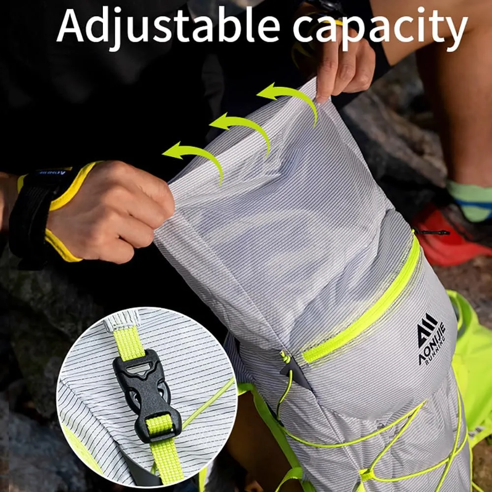 15L Running Hydration Vest Backpack with 2L Water Bladder Breathable & Adjustable Hydration Backpack for Trail Running Marathon Race Cycling Jogging
