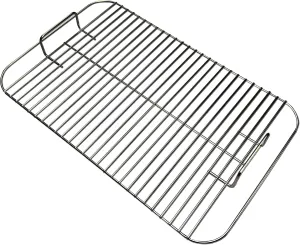 16 x 10 Inch 201 Stainless Steel Replacement Grill Grate with Handles - for Use in Weber Go Anywhere Grills - Gas or Charcoal BBQ Grilling Accessories