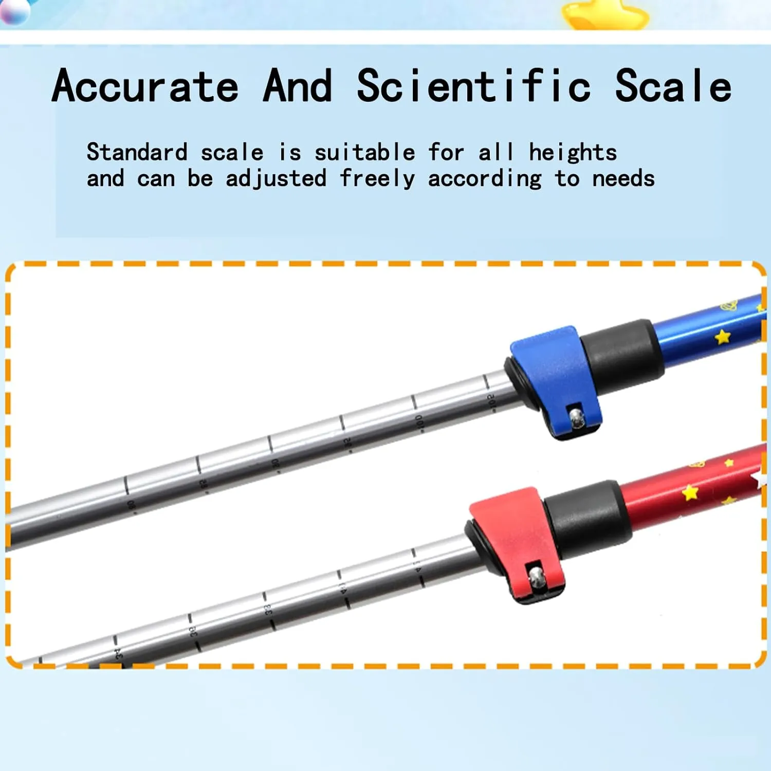 190g Retractable Trekking Poles for Children, Adolescent and Youth, Lightweight Adjustable 55cm-115cm Hiking Sticks with Storage Bag, Telescopic Walking Poles with Foot Covers and Mud Holders