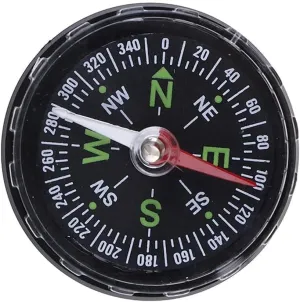 1pc Portable Precise Compass for Camping, Hiking, Navigation, Survival - Lightweight Button Design