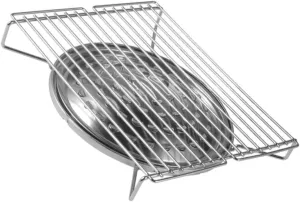 1Pc Stainless Steel Bbq Grill Portable Outdoor Camp Stove for Barbecue Gas Burner for Skewers Shish Kebab Durable Grill Rack for Camping Easy to Clean