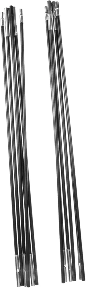 1Set Fiberglass Tent Pole Kit Durable and Lightweight Support for Camping Hiking and Outdoor Activities Easy Connection Design High Wind Resistance Compact