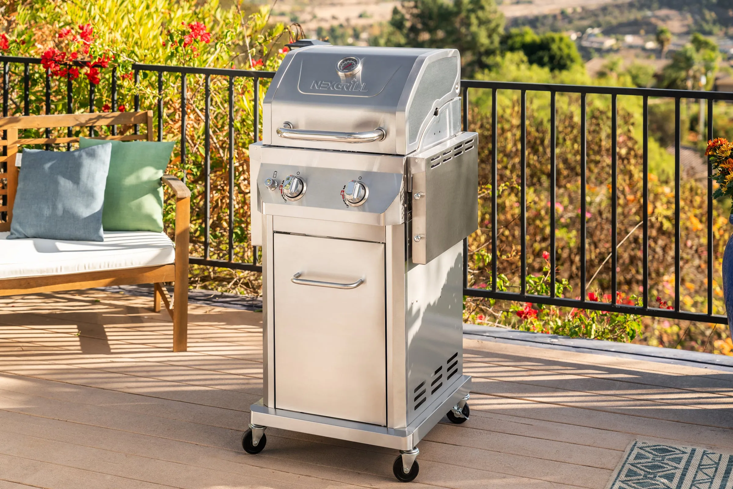 2-Burner Stainless Steel Gas Grill