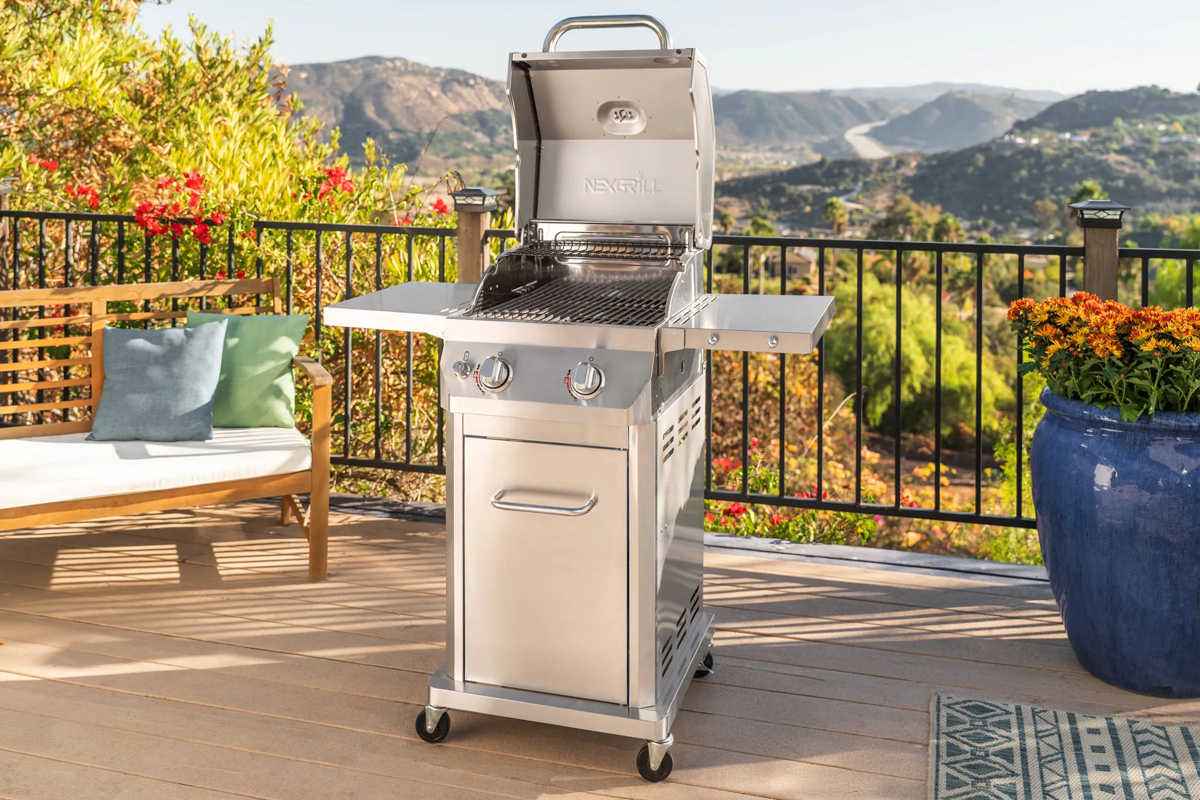 2-Burner Stainless Steel Gas Grill