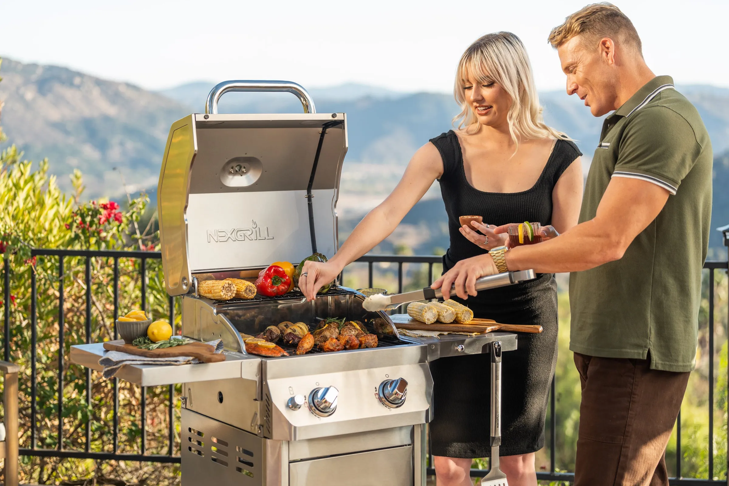 2-Burner Stainless Steel Gas Grill