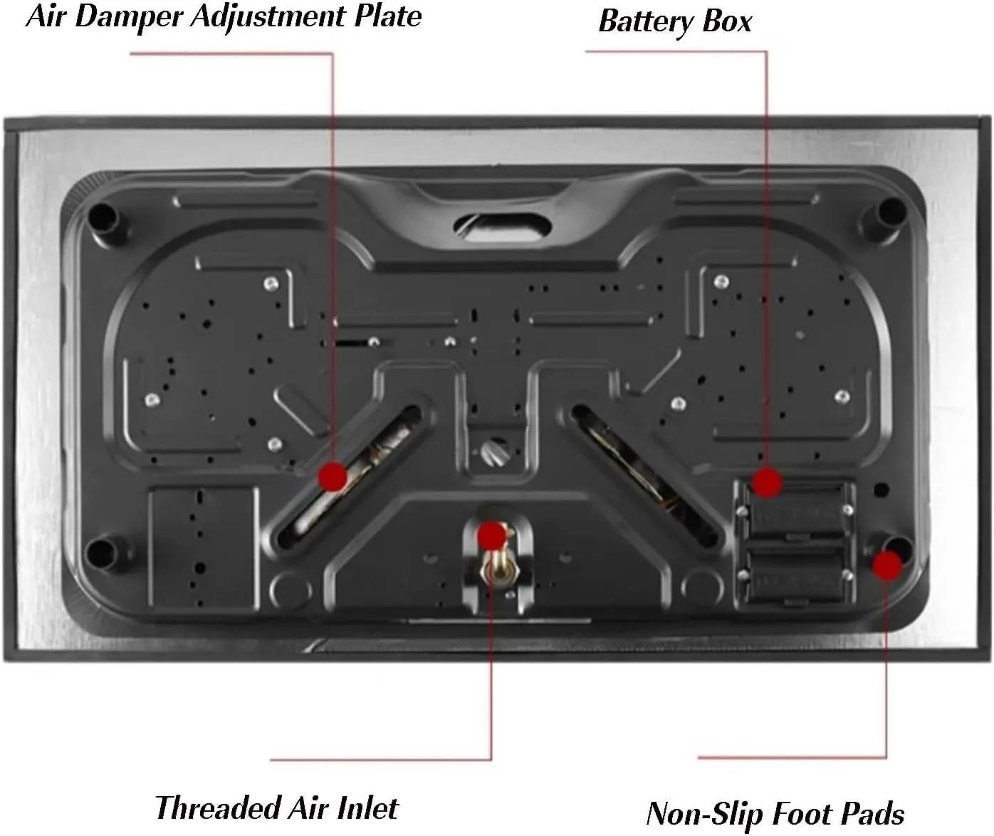 2 Burners Natural Gas and Propane Stove,Energy-saving and Windproof Luxury Nine-fire Stove With Power Display and Anti-scalding Reminder(LPG)