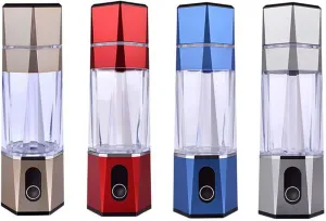 2-in-1 Portable Hydrogen Water Bottle Generator, Up to 5000PPB, 300ML Hydrogen Water Maker, Anti-Oxidation and Anti-Aging Hydrogen, for Home Travel