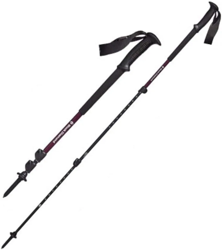 2-Pack Ultralight Aluminum Trekking Poles – Adjustable Shock-Absorbent Hiking Poles with Extended Foam Grip, Tungsten Steel Tips for Backpacking, Camping, and Trekking