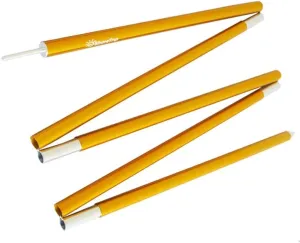 2 PCS Aluminium Alloy Tent Building Supporting Adjustable Rod Pole Tent Pole Rod Awning Frames Kit for Hiking Camping（D16mm-2M）