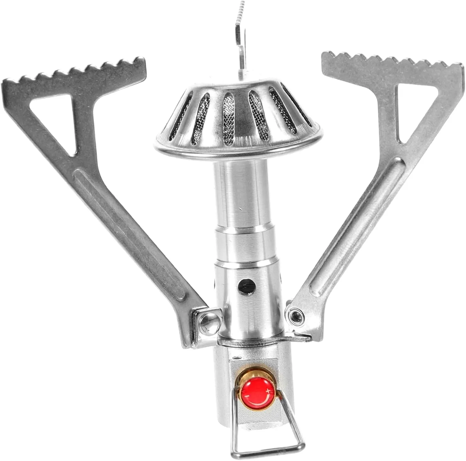 2 Pcs Portable Propane Stove Camping Stove Windscreen Leak-proof Stainless Steel Mini Gas Cooker for Outdoor Cooking