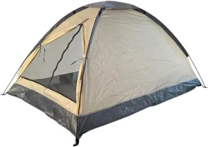 2 Person Camping Tent Folding Lightweight Windproof Easy Setup Single Layer Sun Shelter for Traveling Backpacking Yard Family