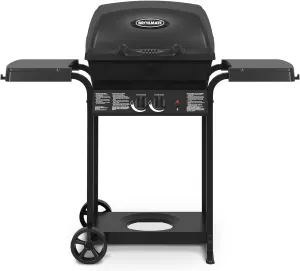 24025BMT, Cast 2-Burner, Liquid Propane Gas Grill, Black