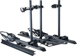 250LBS. Capacity Foldable Aluminum 3-Ebike Rack with Ramp for Car SUV RV Truck Trailer and Van, 2 Inch Receiver