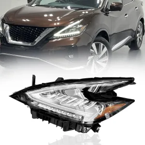 26060-9UF0D Left LED Headlight Fit for Nissan Murano 2019 2020 2021 S SV SL Platinum Model 3.5L V6