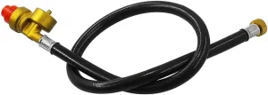 26Inch Fuel Propane Butane Portable Camping Stove Replacement Regulator with Hose Convert to 1LB Disposal