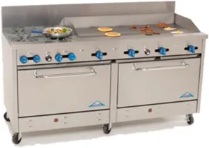 2F330-48 Gas 72" Range w/ Griddle