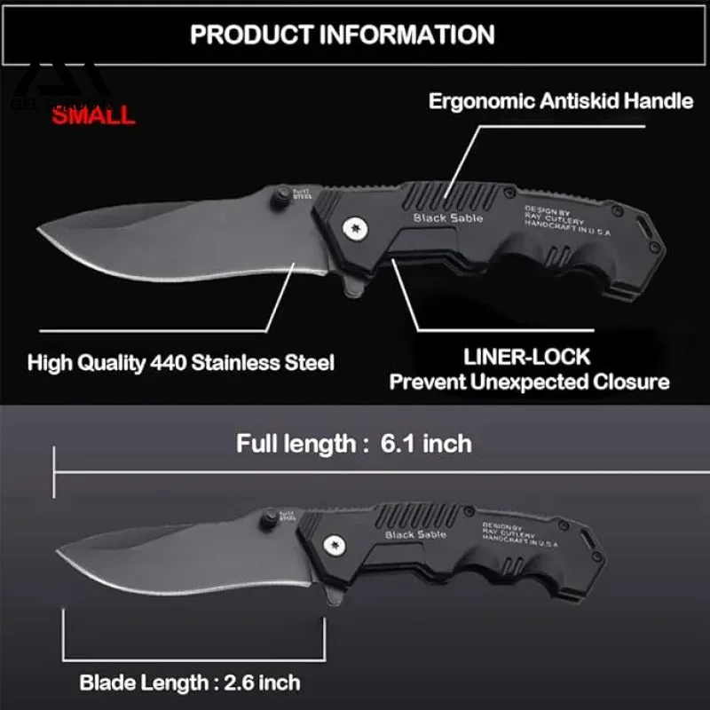 2pcs Tactical Folding Pocket Knife
