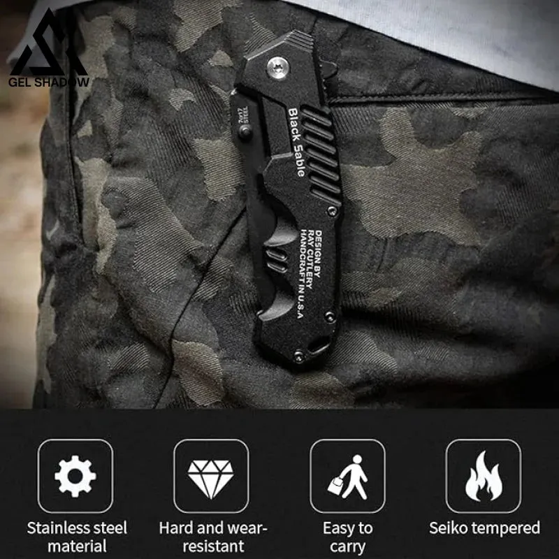 2pcs Tactical Folding Pocket Knife