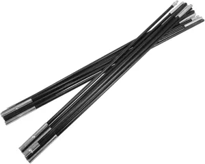 2Pcs Tent Pole Kit Fiberglass Replacement Tent Rods for Camping Lightweight Outdoor Support Portable and Durable for Hiking Backpacking Awnings and Tarps