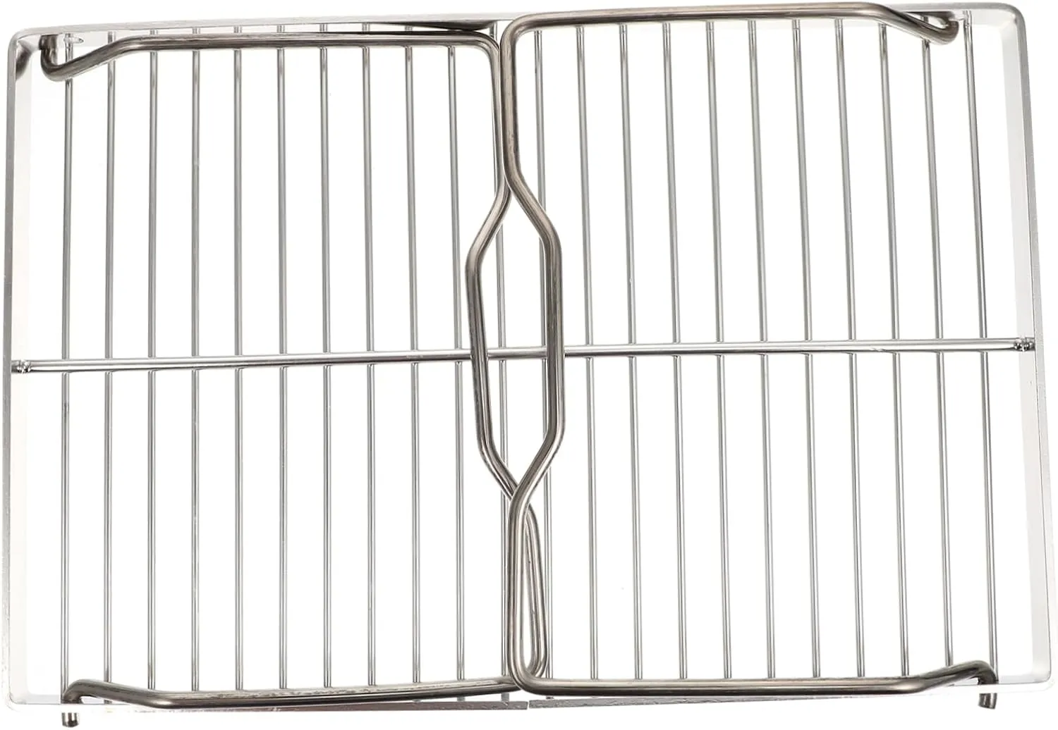 304 Stainless Steel Portable Barbecue Folding Grill Rack Easy to Carry for Camping Beach Picnic