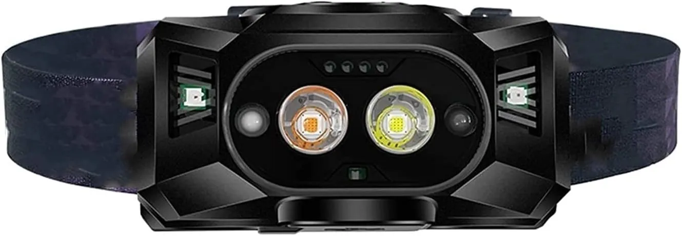 350 Lumens Headlight, Rechargeable Headlamp, 6 Lighting Modes, IPX4 Water Resistant for Trail Running, Camping and Hiking