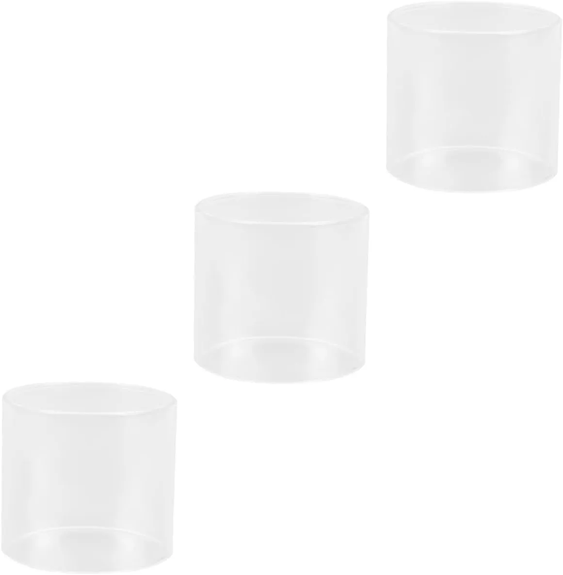 3pcs Outdoor Gas Lantern Shade Glass Durable Propane Lantern Cover for Camping Travel and Picnics Easy to Use Portable Design