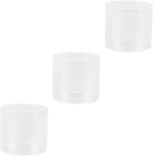 3pcs Outdoor Gas Lantern Shade Glass Durable Propane Lantern Cover for Camping Travel and Picnics Easy to Use Portable Design