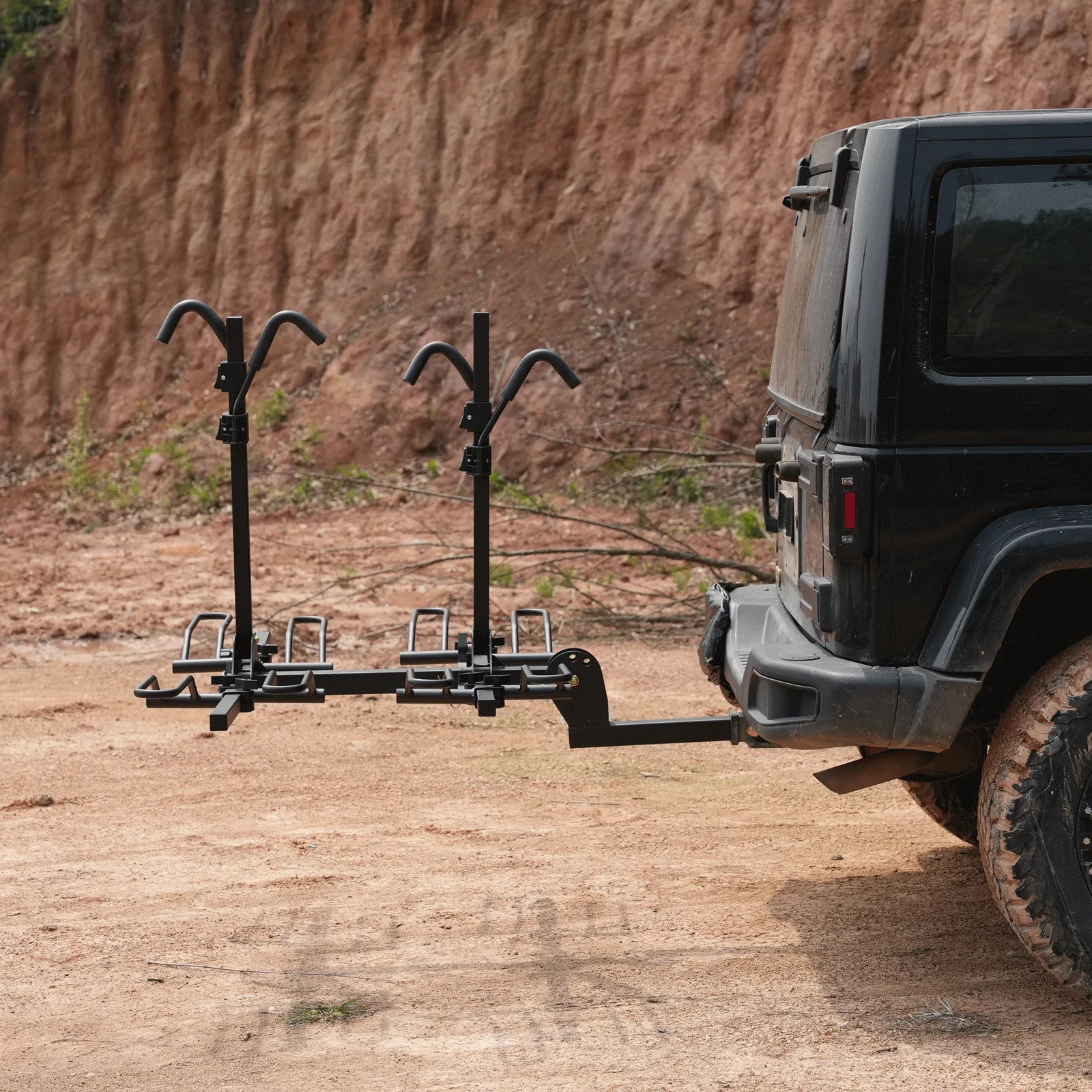 4-Bike Hitch Rack, Foldable and Tiltable