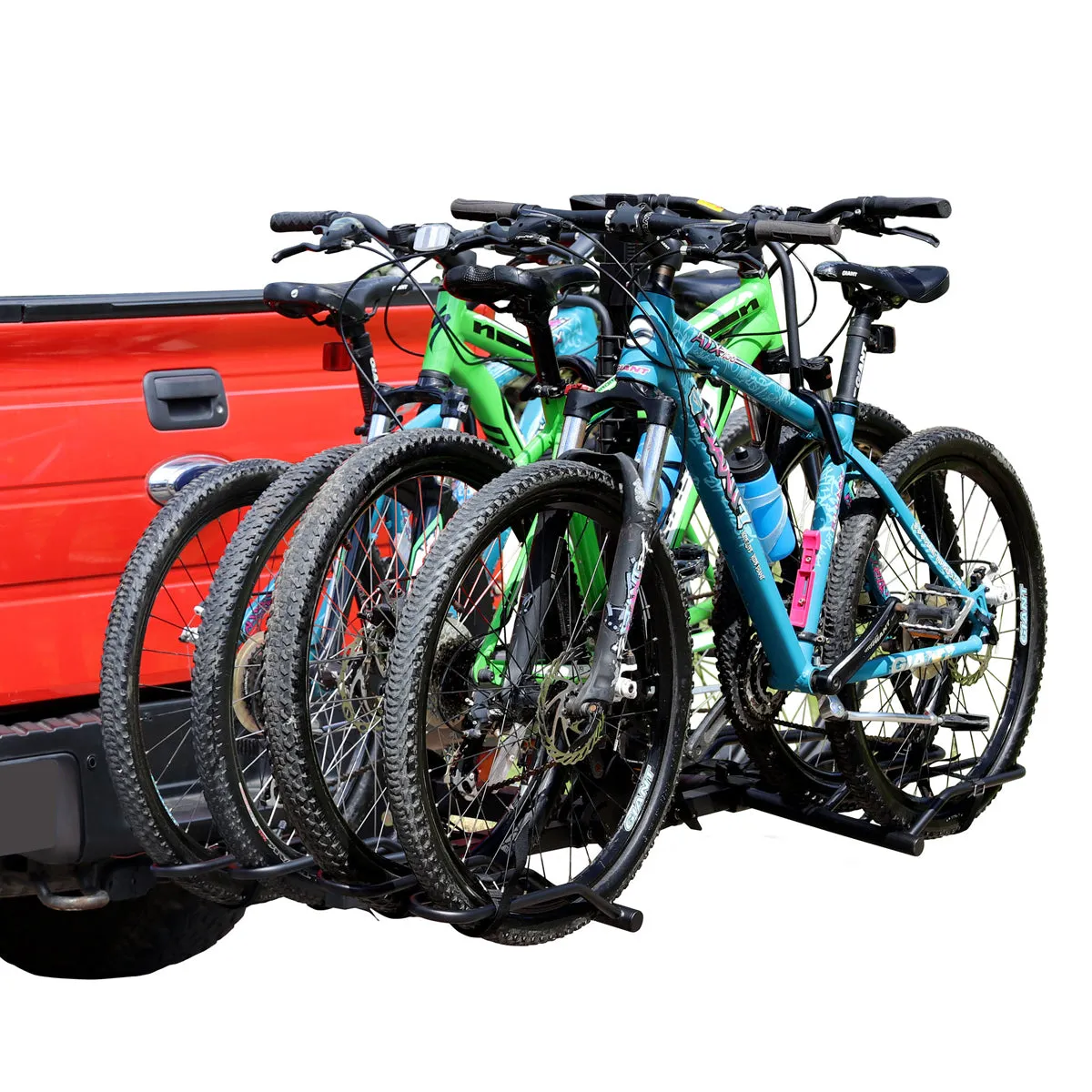 4-Bike Hitch Rack, Foldable and Tiltable