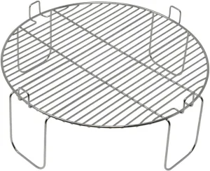 4 inch Stainless Steel Grill Rack Compatible with NuWave® Oven Pro, Primo, NutriChef, Black Decker | Reversible Grate Accessory for Cooking, Baking, Cooling in Infrared Kitchen Convection Toaster Oven