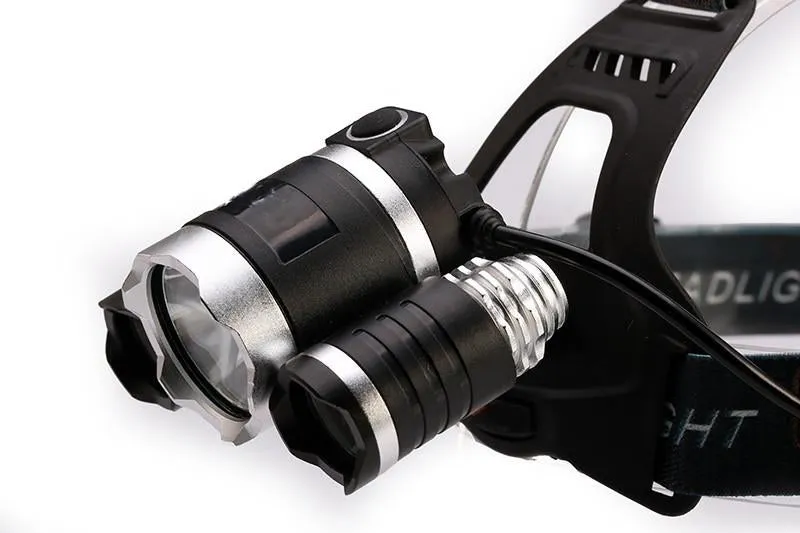 4-mode 8000Lm  LED Headlamp Set