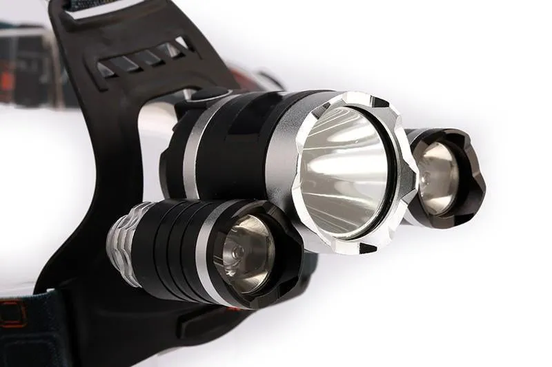 4-mode 8000Lm  LED Headlamp Set