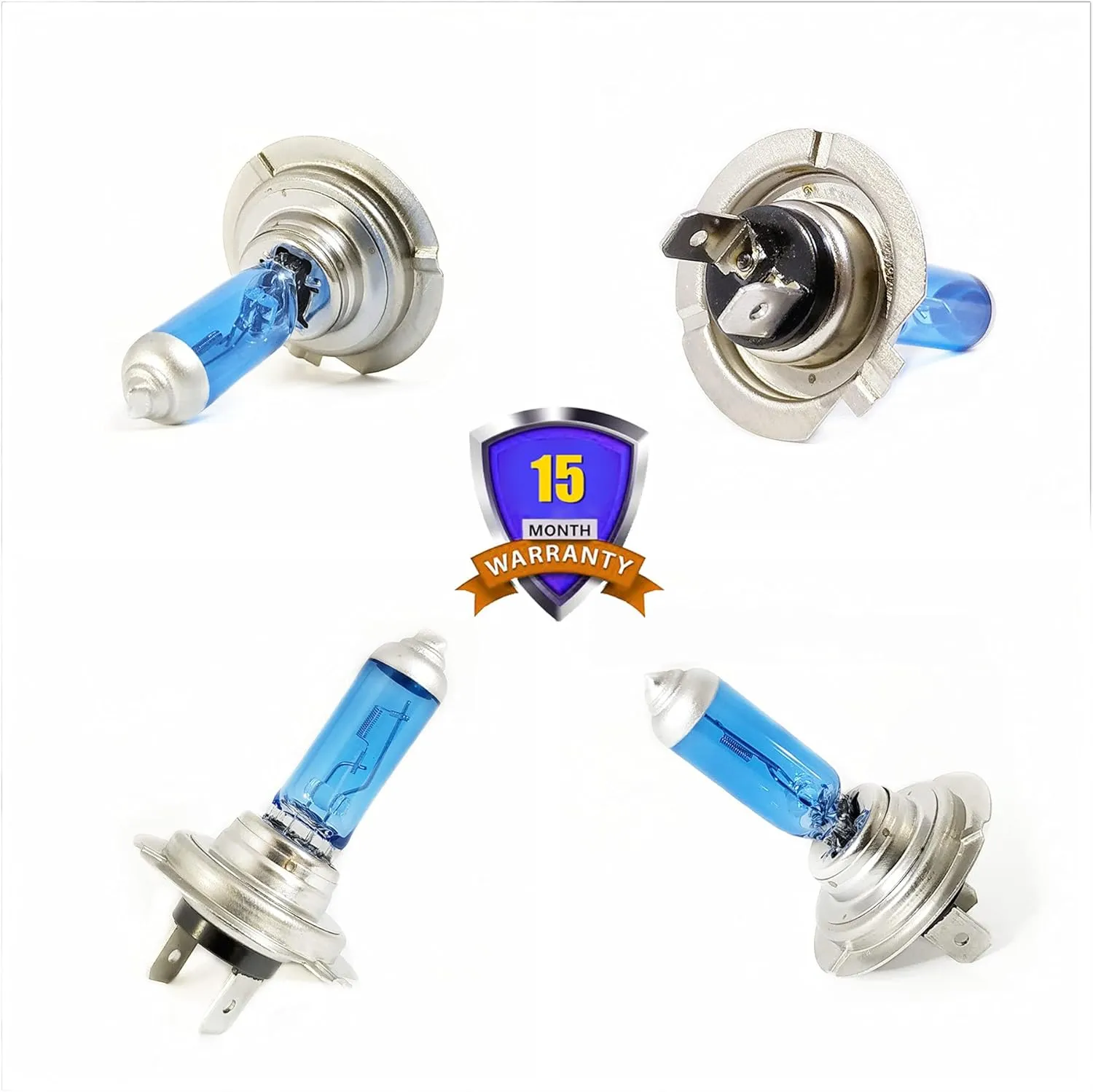 4 Pack H7 Halogen Headlight Bulb 12V 55w White 5000K Fog Light Bulbs 12972 64210 Super Bright Headlamp