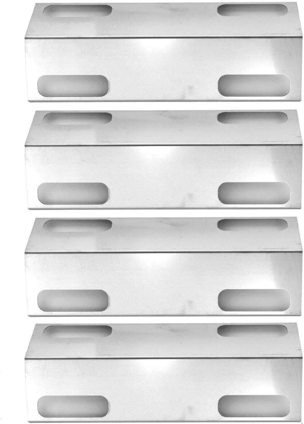 4 Pack Stainless Steel Replacement Heat Plate for Ducane 3000D, Affinity 3000 Series, 3073101, Affinity 3100, Affinity 3300, Affinity 3400, Affinity 4100, Affinity 4200, Affinity 4400 Gas Grill Models
