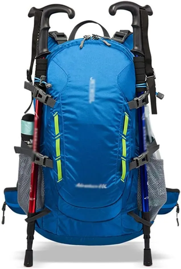 40L Men's Backpack Mountaineering Bag Hiking Outdoor Backpack Mountaineering Sports Bag(Argento)