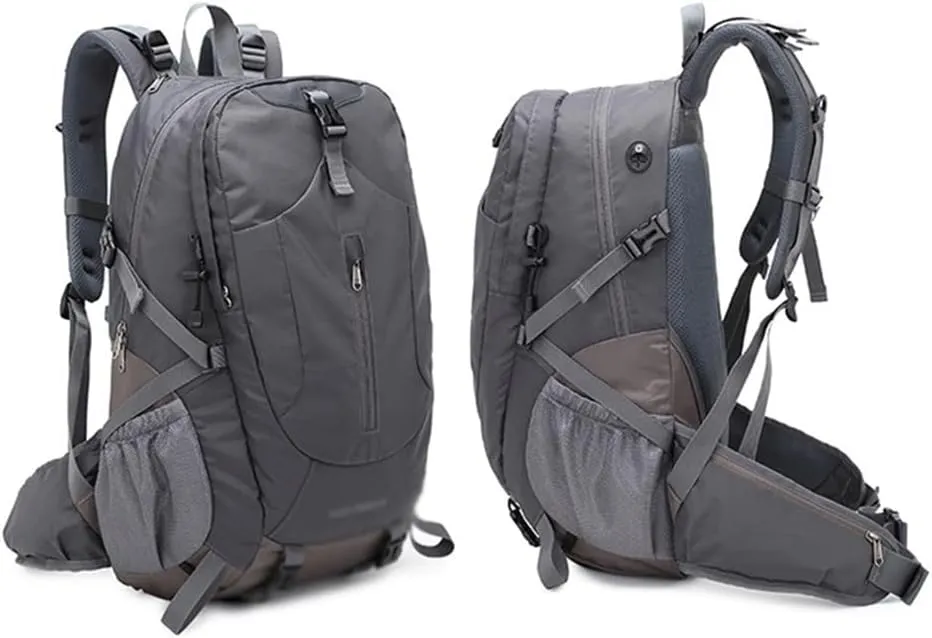 40L Mountaineering Backpack Multi Pocket Outdoor Camping Bag Travel Mountaineering Bag(A)