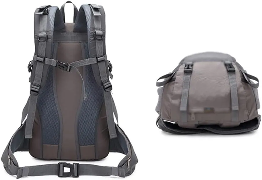 40L Mountaineering Backpack Multi Pocket Outdoor Camping Bag Travel Mountaineering Bag(A)