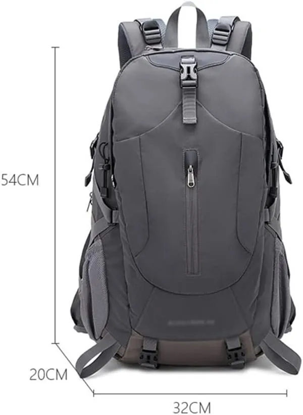 40L Mountaineering Backpack Multi Pocket Outdoor Camping Bag Travel Mountaineering Bag(A)