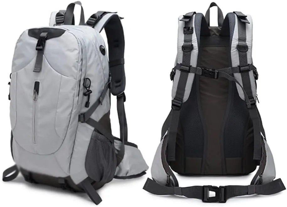 40L Mountaineering Backpack Multi Pocket Outdoor Camping Bag Travel Mountaineering Bag(A)