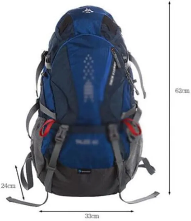 40L Mountaineering Backpack Travel Backpack Camping Hiking Sports Outdoor Bag Travel Rucksack(Black)