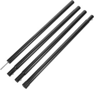 4pcs Fiberglass Tent Poles for Tarp Adjustable Tarp Poles Camping Set Tent Accessories Support Frame