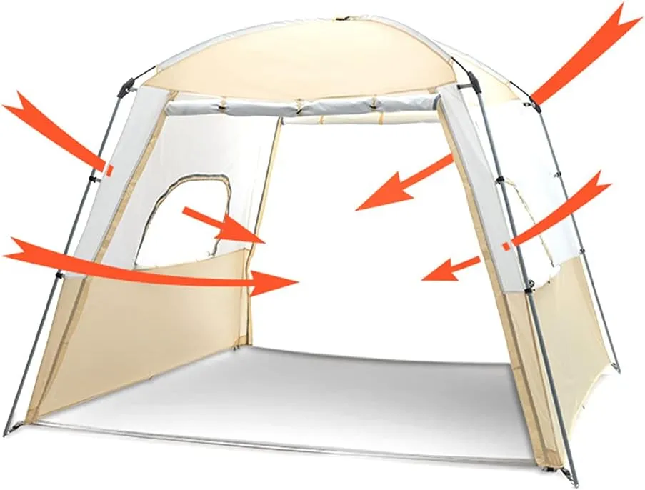 5-8 Person Cabin Tent Ultra Large Dome Tent with Porch Camping Dome Shelter Tent Sun Shelter Canopy Event Tent for Party, Garden, Patio, Backyard